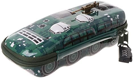 Rryilong Cool Camouflage Pencil Case for Boys 22x10x6cm / 8.66x3.94x2.36in Army Green