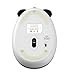 LingsFire Super Cute Wireless Optical Cartoon Panda Mouse Rechargeable Mini 2.4GHz Wireless Panda Desktop Laptop Unique Novel Portable(Black & White)