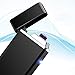 Electric Dual Arc Lighter Rechargeable USB Cigarette Lighter Plasma Flameless Windproof Lighter for Cigar,Candle,Cigarette (Black)
