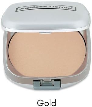 Healthy Mineral Highlighter powder Makeup. Vegan-Gluten and Paraben Free (Gold)