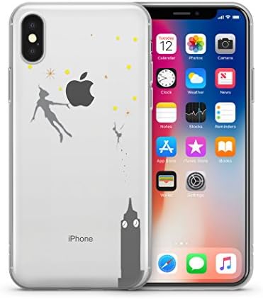 Disney Little Mermaid (Ariel), Peter Pan, Snow White, Aladdin (Jasmine) Clear Case for Apple iPhone X (iPhone 10) (Peter Pan)