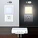 VINTAR [2Pack] Plug-in Led Night Light with Auto Dusk to Dawn Sensor,Adjustable Brightness Warm White Lights for Hallway,Bedroom, Kids Room, Kitchen, Stairway,Bathroom
