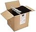 Amazon Basics Slim, Velvet, Non-Slip Shirt Clothes Hangers, Pack of 100, Black