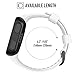 ANCOOL Compatible with Forerunner 35 Bands Soft Silicone Watch Band Sport Strap Replacement for Forerunner 35 Smartwatch (White)