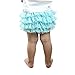 Wennikids Lace Ruffle Diaper Cover Bloomer and Headband SET for Baby Girls Large Black