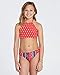 Billabong Girls' Stay 4 Ever Hi Neck Two Piece Bikini Set, Multi, 8