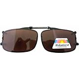 Eyekepper Small Size Stainless Steel Frame Spring Polarized Clip On Sunglasses