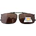 Eyekepper Small Size Stainless Steel Frame Spring Polarized Clip On Sunglasses