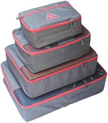 CherryTravel Luggage / Suitcase Packing Organizers 4-piece Gray