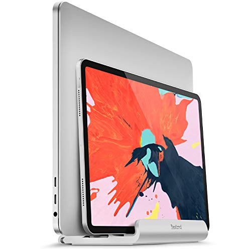 Bestand Vertical Laptop Stand Adjustable Aluminum Holder Compatible with MacBook Air/Pro/iPad/Microsoft Surface/Dell/HP/Samsung Dock (Size Up to 17.3 inches)