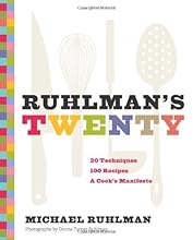 Ruhlman's Twenty: 20 Techniques 100 Recipes A Cook's Manifesto