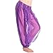 MUNAFIE Belly Dance Harem Pants Arabic Halloween Lantern Shiny Pants Fancy Pants US0-14