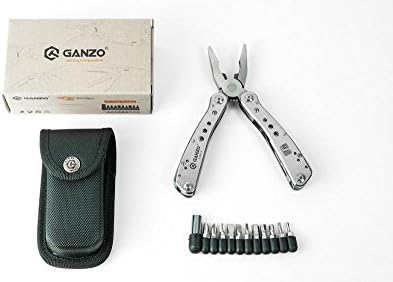 Original Outdoor Ganzo G201H G201-H 22In1 Outdoor Multi Pliers Multi Tool Camping Tool W/ Nylon Pouch Silve Folding Plier Tools G201H with box