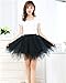 Adult Women 80's Tutu Skirt Layered Tulle Petticoat Halloween Tutu