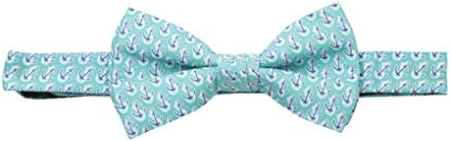American Lifestyle Men's Anchor Bowtie, Aqua, One Size