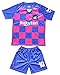 Da Games Youth Sportswear Barcelona Messi 10 Kids Home Soccer Jersey/Shorts Football Socks Set (6-7 YEARS OLD, Home)