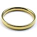 KONOV Mens Womens Stainless Steel Ring, 3mm, Comfort Fit Band, Size 10