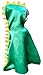 birdyboutique.com Dinosaur Dragon Cape Halloween Costume Hood with Spikes Boy Girl Toddler Gift Green for Imaginative Easy Play