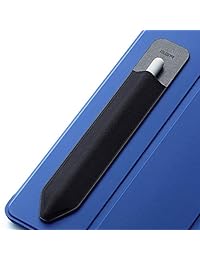 ESR Soporte para lápices compatible con el lápiz Apple (1ª y 2ª generación), bolsillo elástico para lápiz capacitivo [protección y seguridad] funda adhesiva adjunta a la funda para lápiz   negro