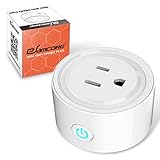 Mini Wifi Smart Plug, eSamcore Remote Outlet Timer Switches, Smart Socket, Control your Devices from Anywhere, No Hub Design, Compatible with Alexa