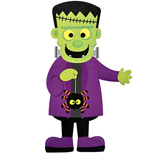 36" Halloween Decoration Hanging Wall Jointed Figures, Pack of 4 Signs