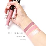 Matte Lipsticks Set MEIQING Women Waterproof Long Lasting Lip Gloss FOCALLURE Liquid Lipstick Kit 3PC (Kit #1)