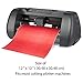 Red Glossy Vinyl Sheets-12 Pack 12
