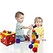 LuaLua LuaLua02 Baby Blocks Shape Sorter Toys Puzzle Children's Building Blocks with Multicolor Sorter Cube Box Includes 18 Shapes - Color Recognition Shape Gifts for Boy & Girl Toddlers