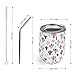 Insulated Wine Tumbler with Lid Straw,2 Pack 12oz Unbreakable Stainless Steel Stemless Wine Glasses,Dual Wall Vacuum Wine Mug Cup for Champagne,Cocktail,Coffee,Beer Office Birthday (Cactus)
