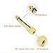 TISINO 1/4 Mono to 1/8 Mono Adapter, 6.35mm TS Male Plug to 3.5mm Female (Mono to Mono) Audio Adaptor Audio Connector - 2 Pack
