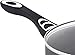 Nonstick Jumbo Cooker/Sauté Pan Grey 11 inches - Deep Frying Pan Cookware with Glass Lid - Dishwasher Safe by Utopia Kitchen