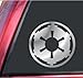 Star Wars Galactic Empire Imperial Crest Vinyl Decal Sticker (4 Inch, Shiny Chrome)