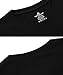 Parvenza Men's 100% Heavy Cotton Material Black T-Shirt,Smart Motivational Printed Designs,Crew Neck Jerseys Easily Washable