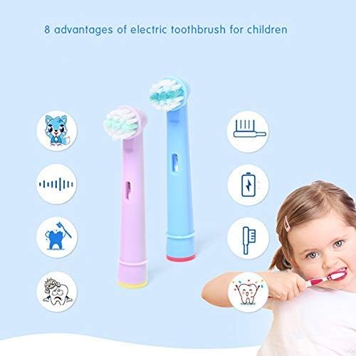 SYSMIC Kids Toothbrush Heads Soft Bristle Compatible with Oral B Kids Toothbrush Head - Image 4