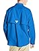 Columbia Men's Standard Blood and Guts III LS Woven Shirt, Vivid Blue, Small