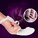Gooooolife Clitoris Stimulation Vibrating Fingering Masturbation Device,Translucent