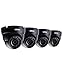 Lorex LNE4422W-4PK 4-Pack 4MP IP HD Dome Camera with Color Night Vision