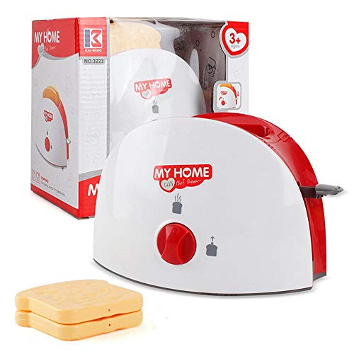 Gbell Kitchen Home Appliances Kids Pretend Play Toy,Home Coffee Machine Electric Iron Microwave Oven Washing Machine Mixer Vacuum Cleaner Juicer Appliances Xmas Toy Gifts for Toddler Girls Boys 3+ - Thumbnail 3