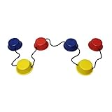 Get Out! Kids Stepping Buckets 6-Pack - Balance and Eye Coordination Toy Training Tool for Children & Physical Therapy