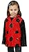 Little Girl's Red Ladybug Rain Coat - Size 5