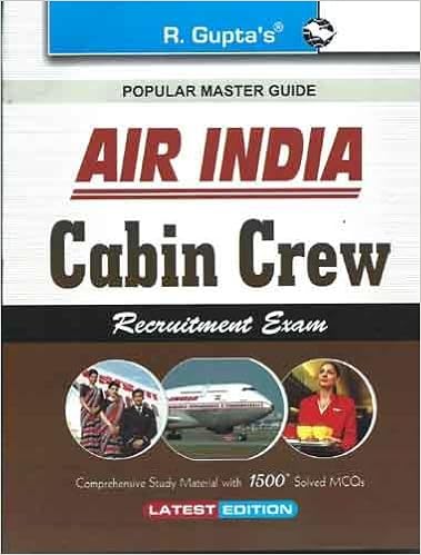 Air India Cabin Crew Recruitment Exam Guide Rph Editorial Board