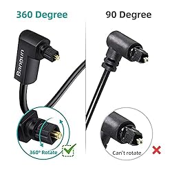 90 Degree Optical Audio Cable 2 feet, Optical Sound