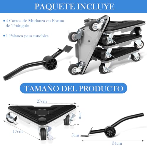 Metal Diseño - JYYBN Base para Lavadora con Ruedas y Barra de Palanca, 360° Ruedas Grande para Lavadora con Frenos, 700KG Carga Ruedas para Refrigerador Muebles Pesados