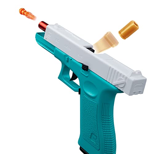 Fully Automatic Rebound,Toy Gun with Jump Ejecting Mag, Soft Bullets