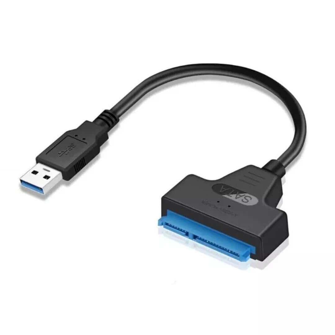 USB 3.0 To SATA, SSD HDD Hard Drive Adapter, External Converter Lead Cable, USB to SATA 2.5" Inch and Super-fast Data transfer Is Compatible For 2.5 Inch HDD or SSD
