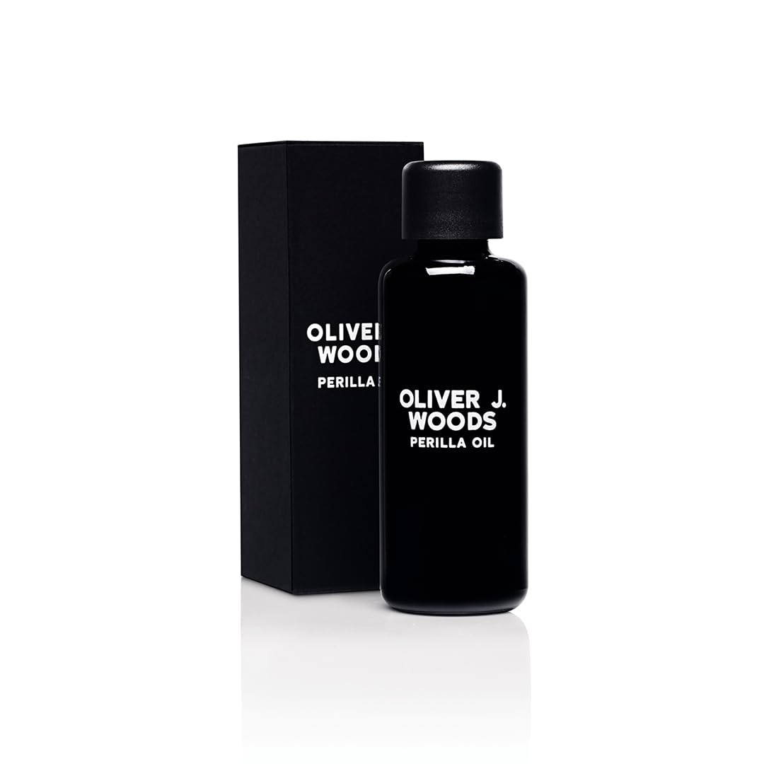 Perilla Oil for Hair & Skin Care by Oliver J. Woods | Cold Pressed Himalayan Oil | Smooths Frizzy Hair | Tames Feral Beards | Moisturises & Nourishes Face and Scalp | Revives tired Tattoos |