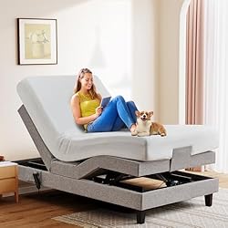 Z-hom Twin XL Electric Adjustable Bed Frame, Zero