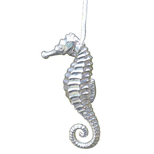 Seahorse Light Pull Handle, Pewter Seahorse Light Pull Cord Handle, Seahorse Bathroom Light Pull Handle, Seahorse Fan Pull, Seahorse Blind Pull Handmade, in Fine Pewter, by William Sturt