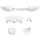 Ceozon Replacement Accessories LB RB LT RT Bumper Trigger Buttons Repair Kit for Xbox Elite Controller 2, Elite Series 2 Controller White