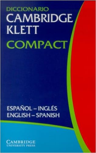 Diccionario Cambridge Klett Compact Espanol Ingles English Spanish English And Spanish Edition Cambridge University Press 9780521802987 Amazon Com Books